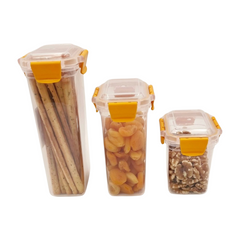 3 pcs Slim Line Airtight Containers Set 3 pcs Slim Line Airtight Containers Set