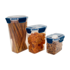 3 pcs Slim Line Airtight Containers Set 3 pcs Slim Line Airtight Containers Set