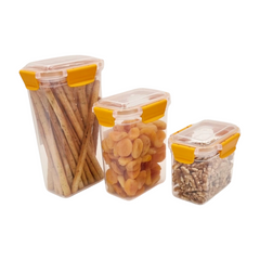 3 pcs Slim Line Airtight Containers Set 3 pcs Slim Line Airtight Containers Set