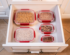 5 pcs Rectangle Airtight Food Storage Containers 5 pcs Rectangle Airtight Food Storage Containers