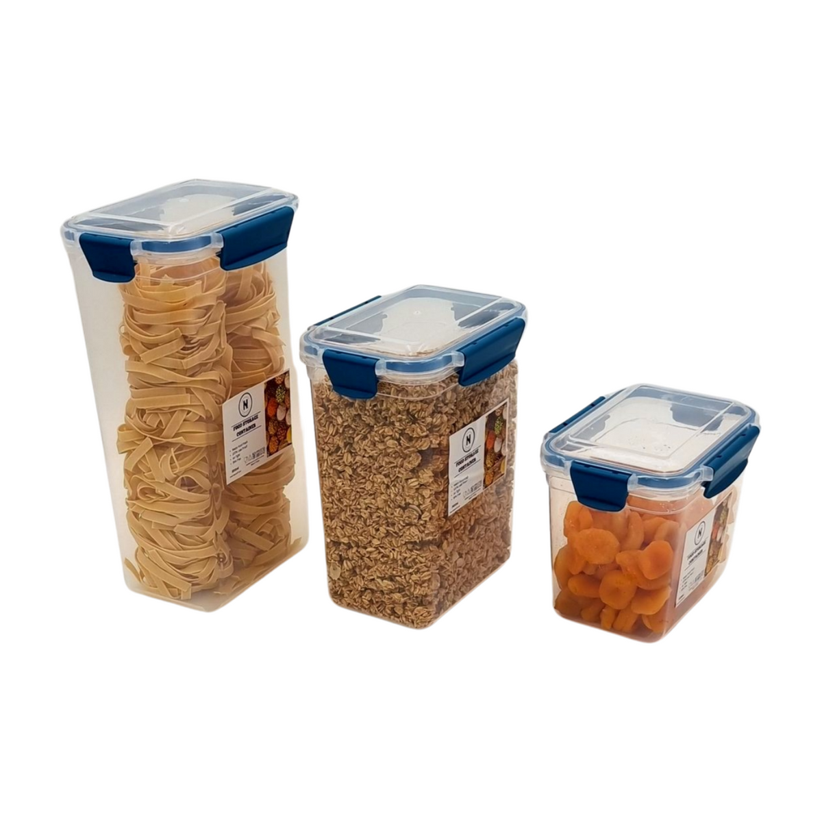 3 pcs Airtight Food Storage Containers Set