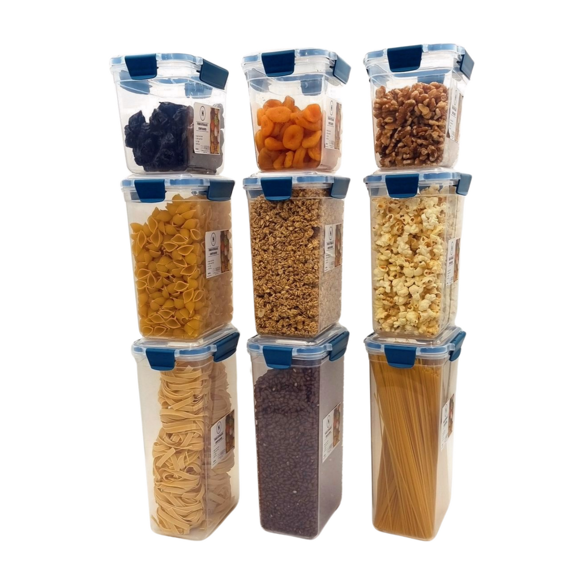 9 pcs Airtight Food Storage Containers