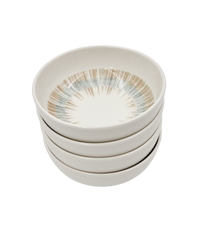 4 Piece Porcelain Bowls - Iris