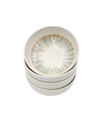 4 Piece Porcelain Bowls - Iris