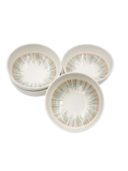 4 Piece Porcelain Bowls - Iris