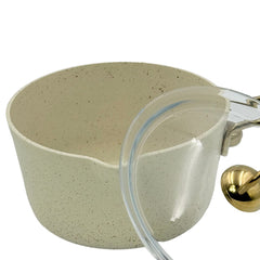 16cm Elite Ivory 2 piece Granite Cookware Pan Set