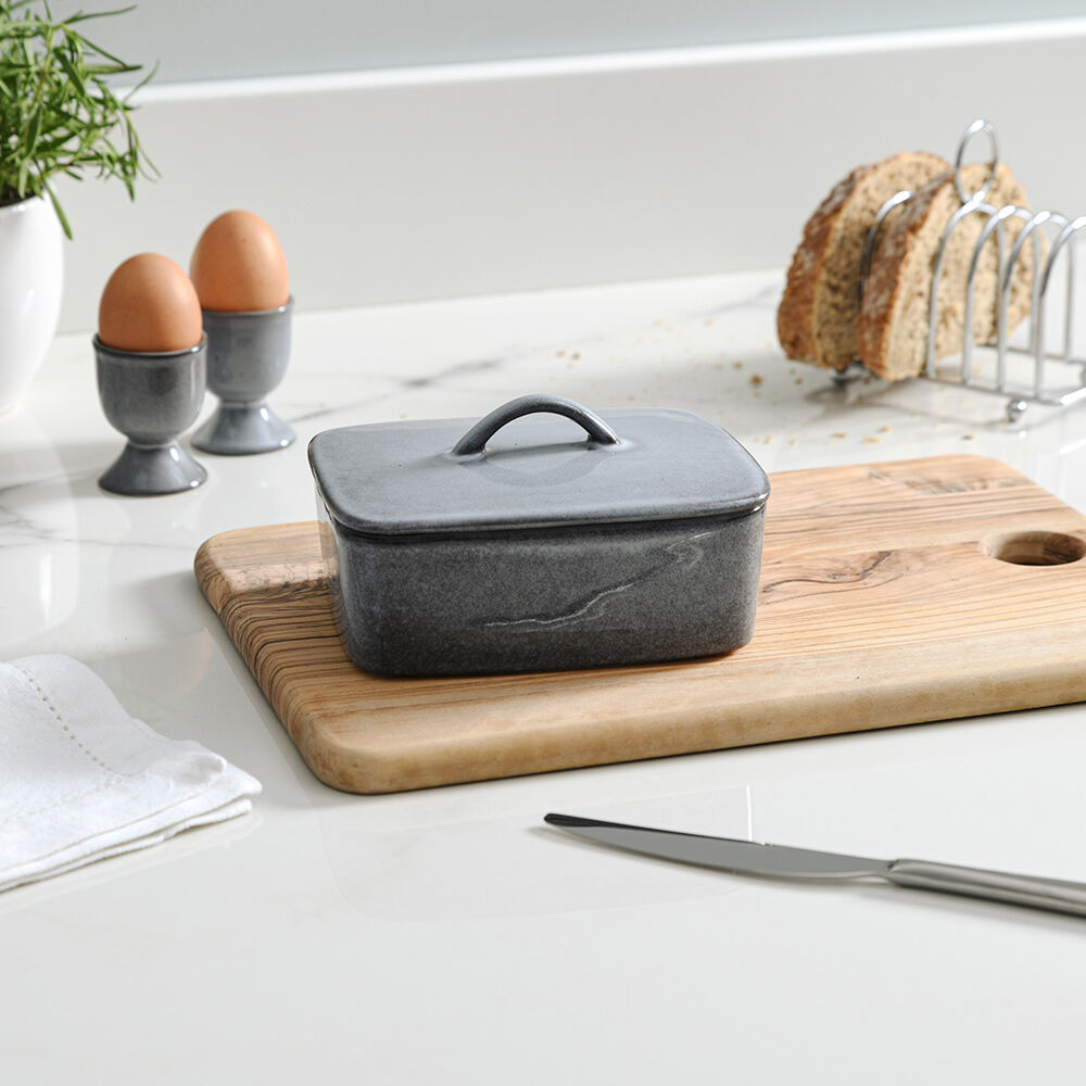 Malmo Charcoal Butter Dish
