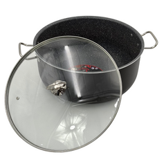 34cm Black 2 piece Maxi Granite Cookware Set