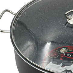 34cm Black 2 piece Maxi Granite Cookware Set