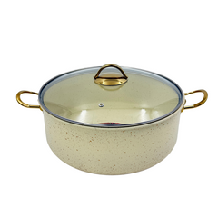 30cm Elite Ivory 2 piece Maxi Granite Cookware Set