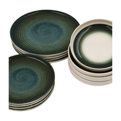 12 Piece Porcelain Dinner set for 4 - Neptune