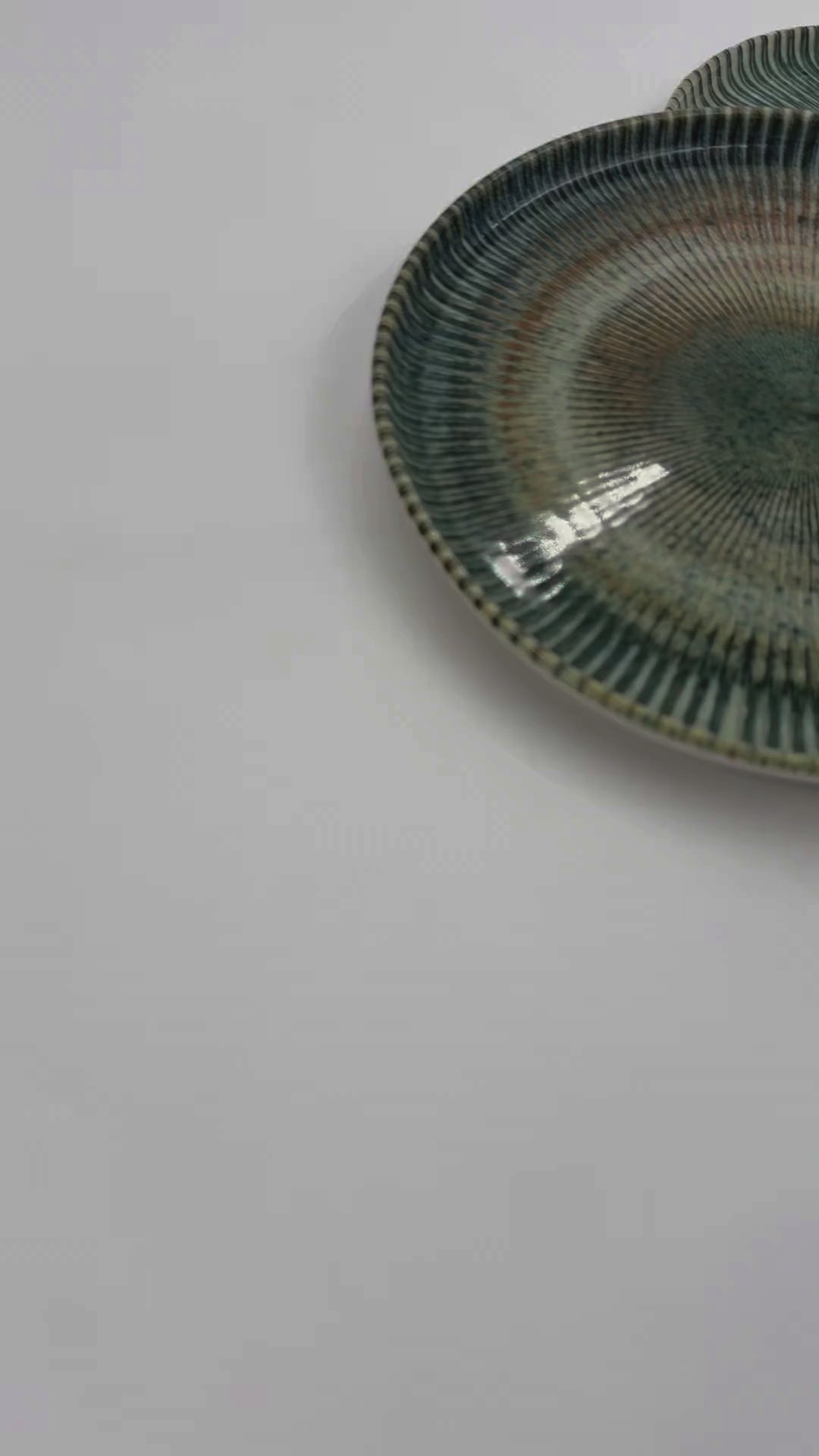 12 Piece Porcelain Dinner set for 4 - Fossil (Full)
