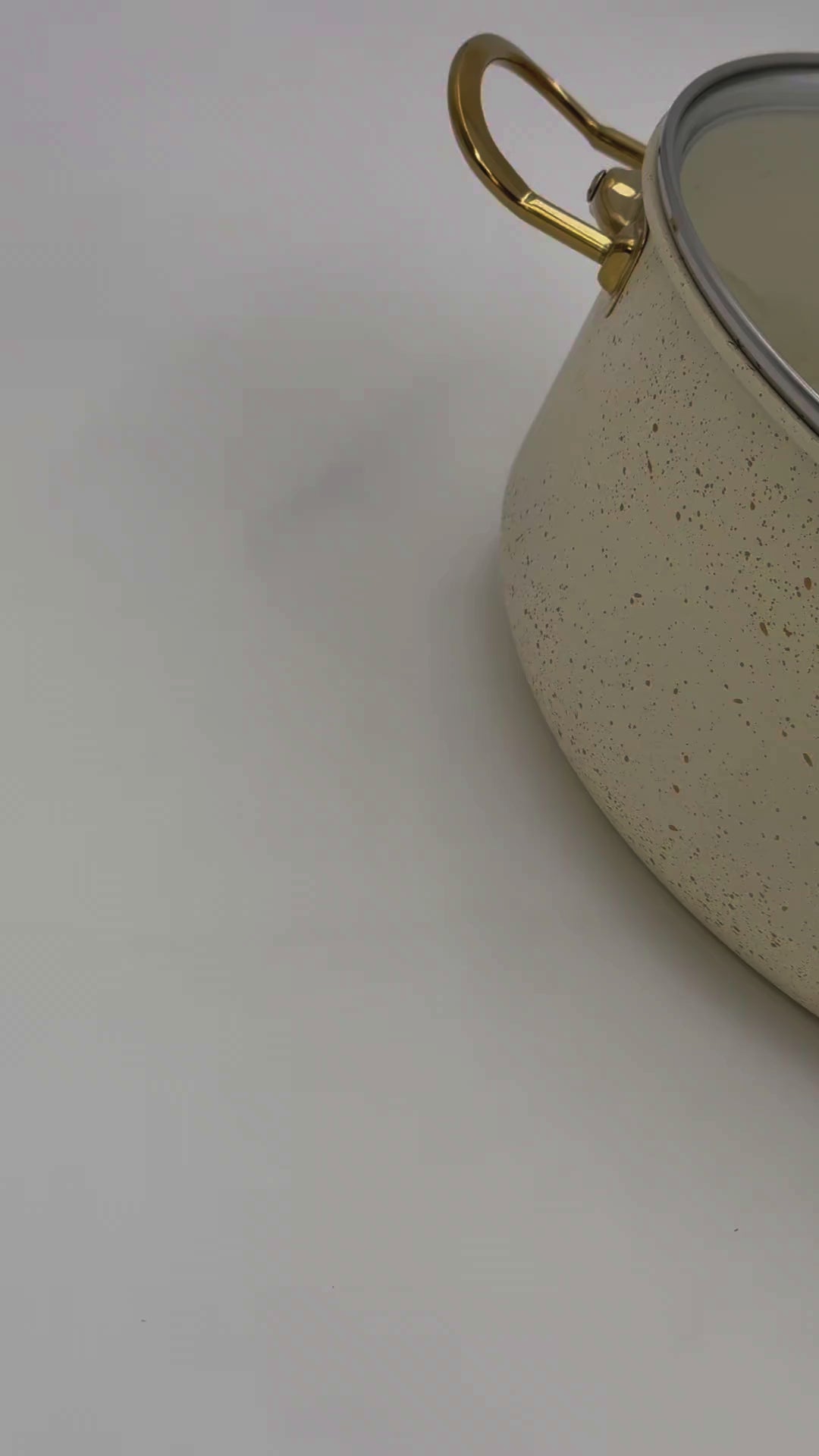 30cm Elite Ivory 2 piece Maxi Granite Cookware Set